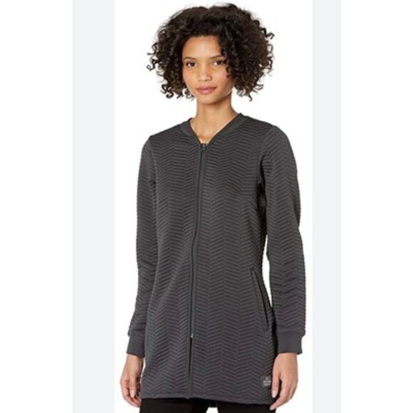 Helly Hansen Medium Lillo long Zip Jacket-zip long chevron quilting camping hike - Picture 1 of 7